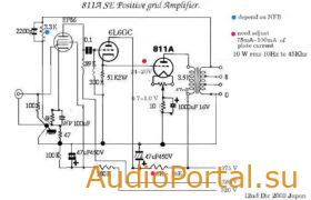 Ламповый усилитель класса Hi-Fi - 811A SE (10 Вт)