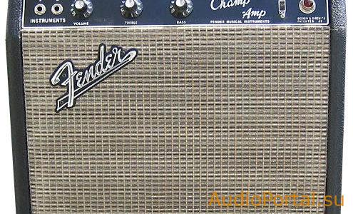 Fender Blackface Champ — однотактный ламповый УНЧ на 6V6