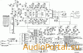 Принципиальная схема усилителя Sunn 300T Bass Amplifier