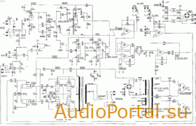 Принципиальная схема лампового усилителя Laney GC30V tube amplifier