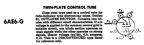 6AE6 — Электронная лампа