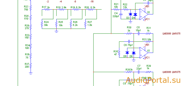 Усилитель по схеме от dekko (LM3886 + LM1875)