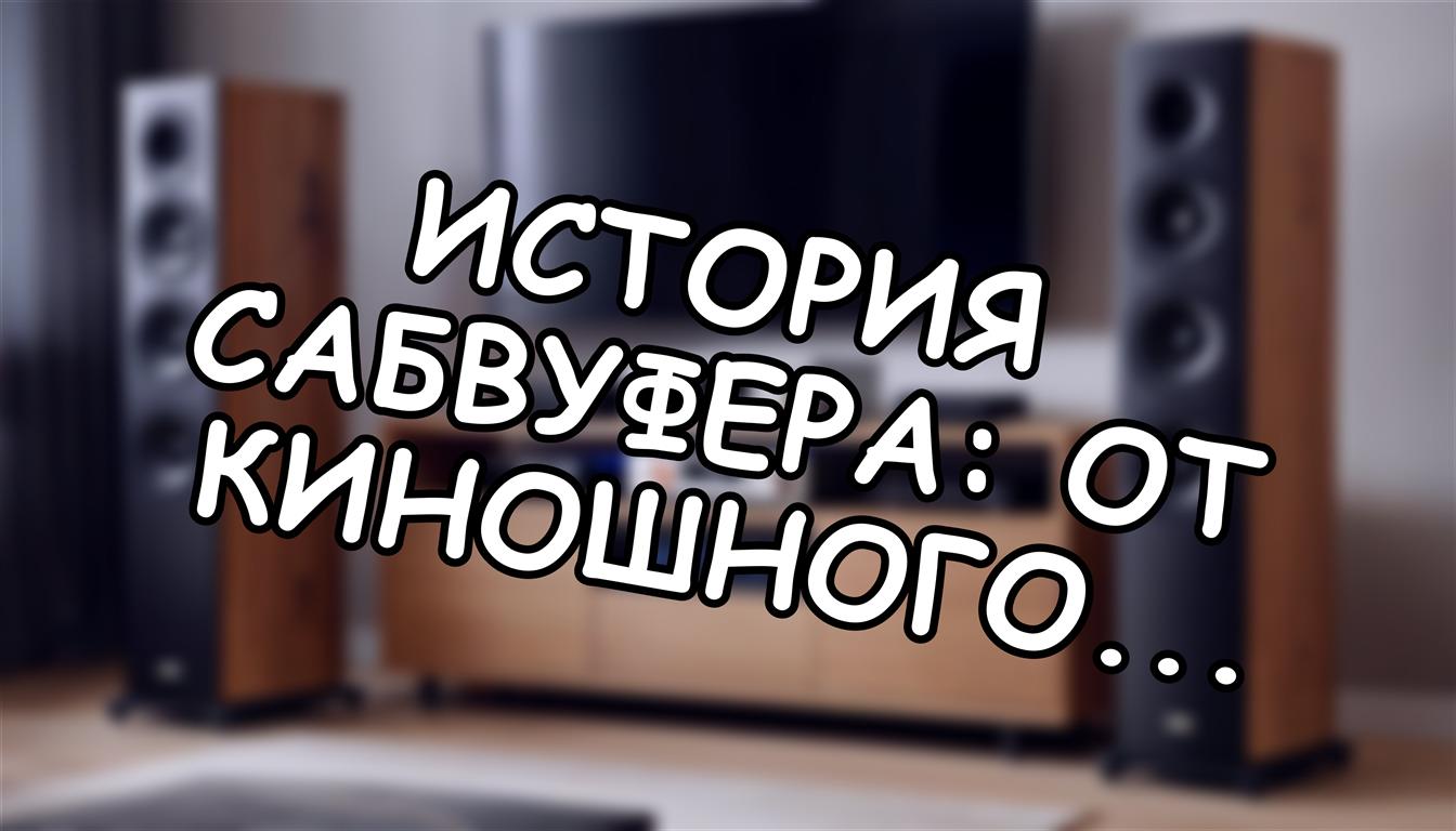 История сабвуфера: от киношного спецэффекта до сердца домашней акустики