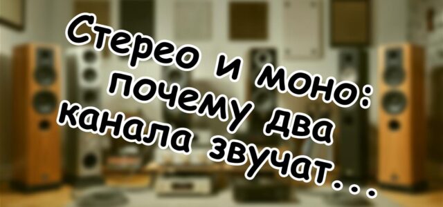 Стерео и моно: почему два канала звучат объёмнее одного 🎧