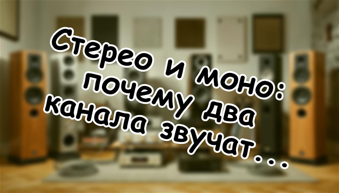 Стерео и моно: почему два канала звучат объёмнее одного 🎧