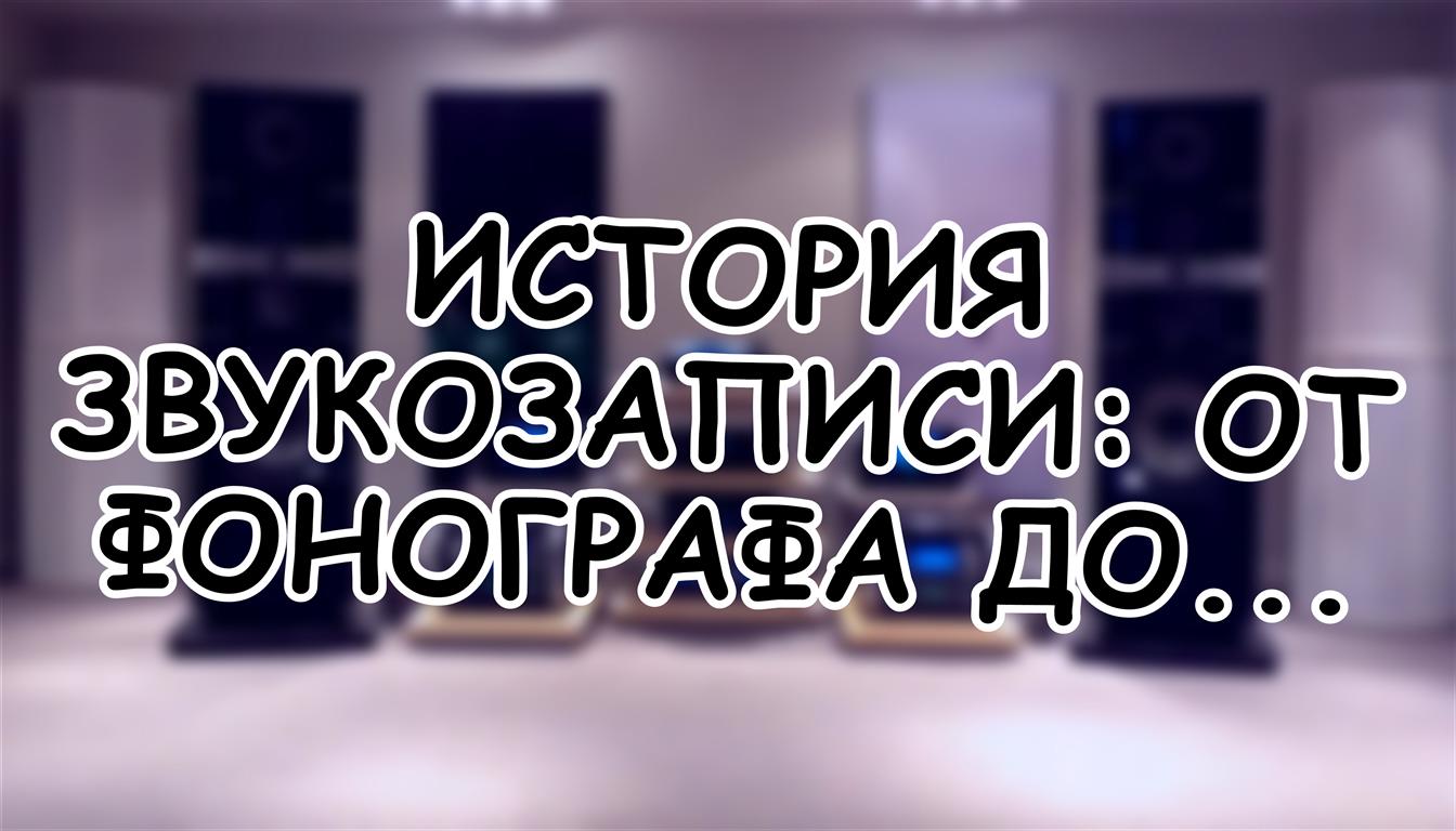 История звукозаписи: от фонографа до стриминга 📻