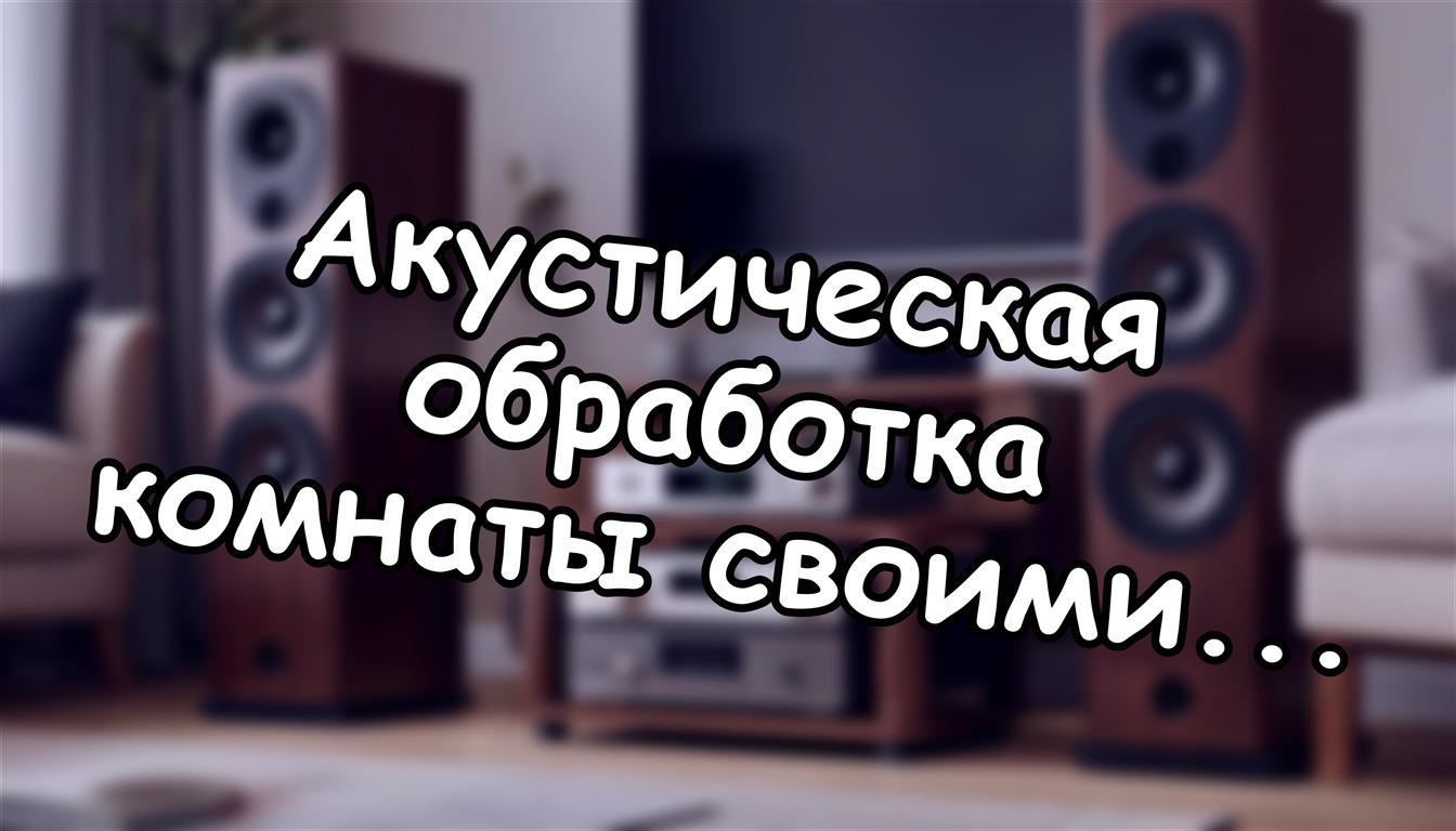 Акустическая обработка комнаты своими руками: руководство по цифрам и фактам