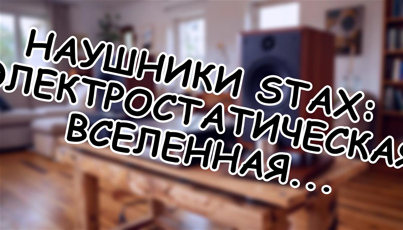 Наушники STAX: электростатическая вселенная за 300 000 рублей