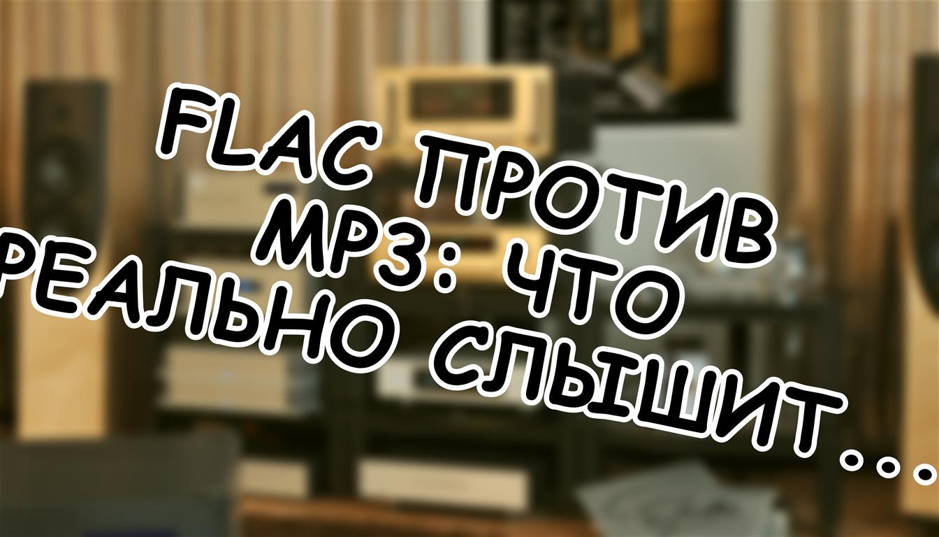 FLAC против MP3: Что реально слышит ваша система?