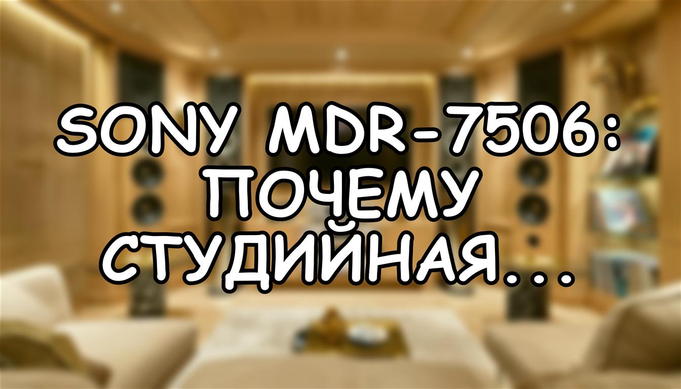 Sony MDR-7506: почему студийная легенда проигрывает дома 🎧