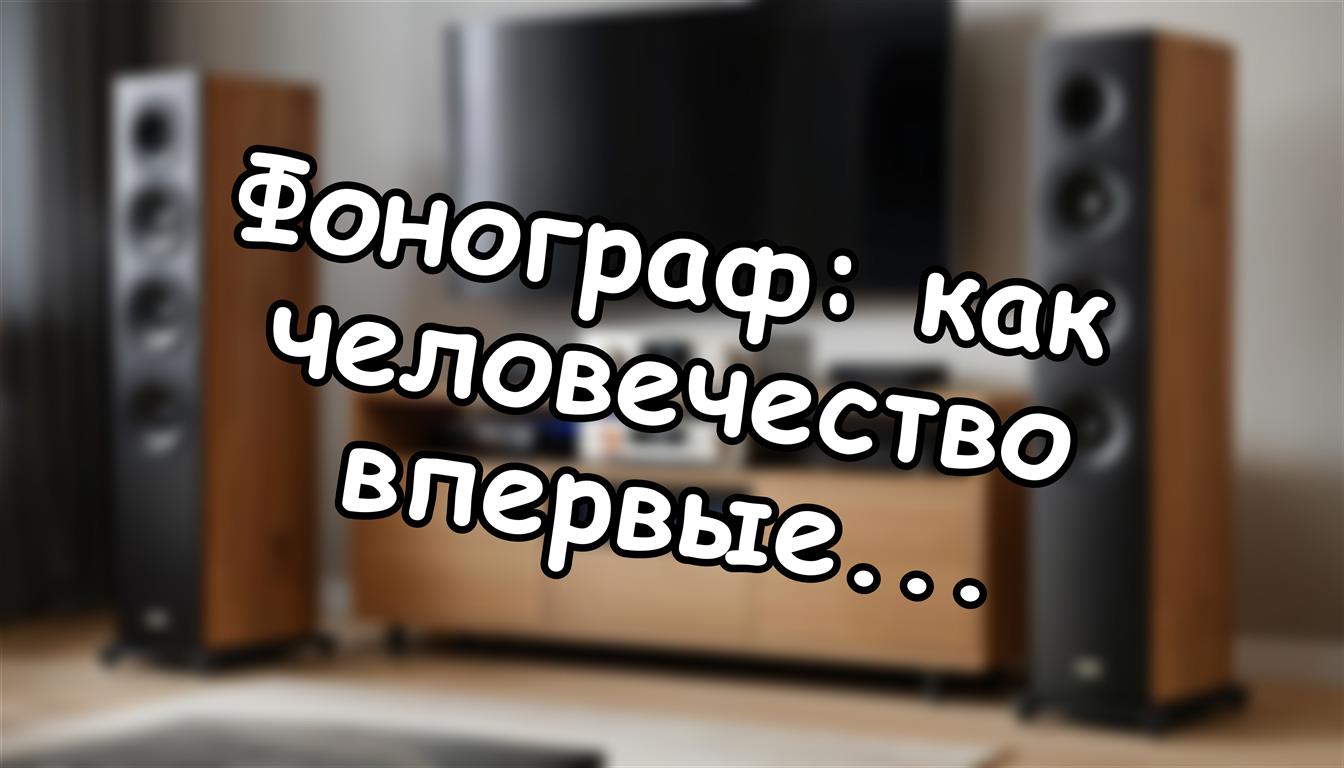 Фонограф: как человечество впервые услышало собственный голос 🎙️