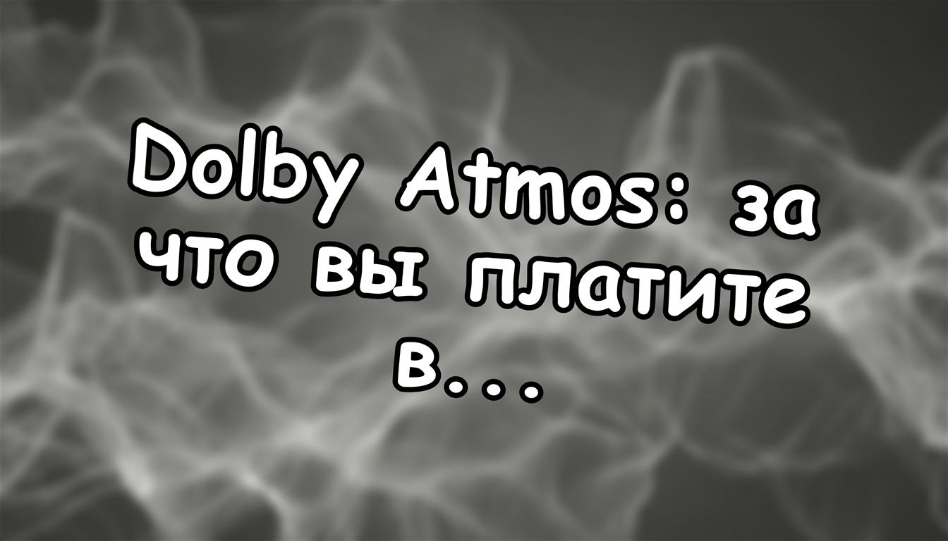 Dolby Atmos: за что вы платите в AV-ресивере