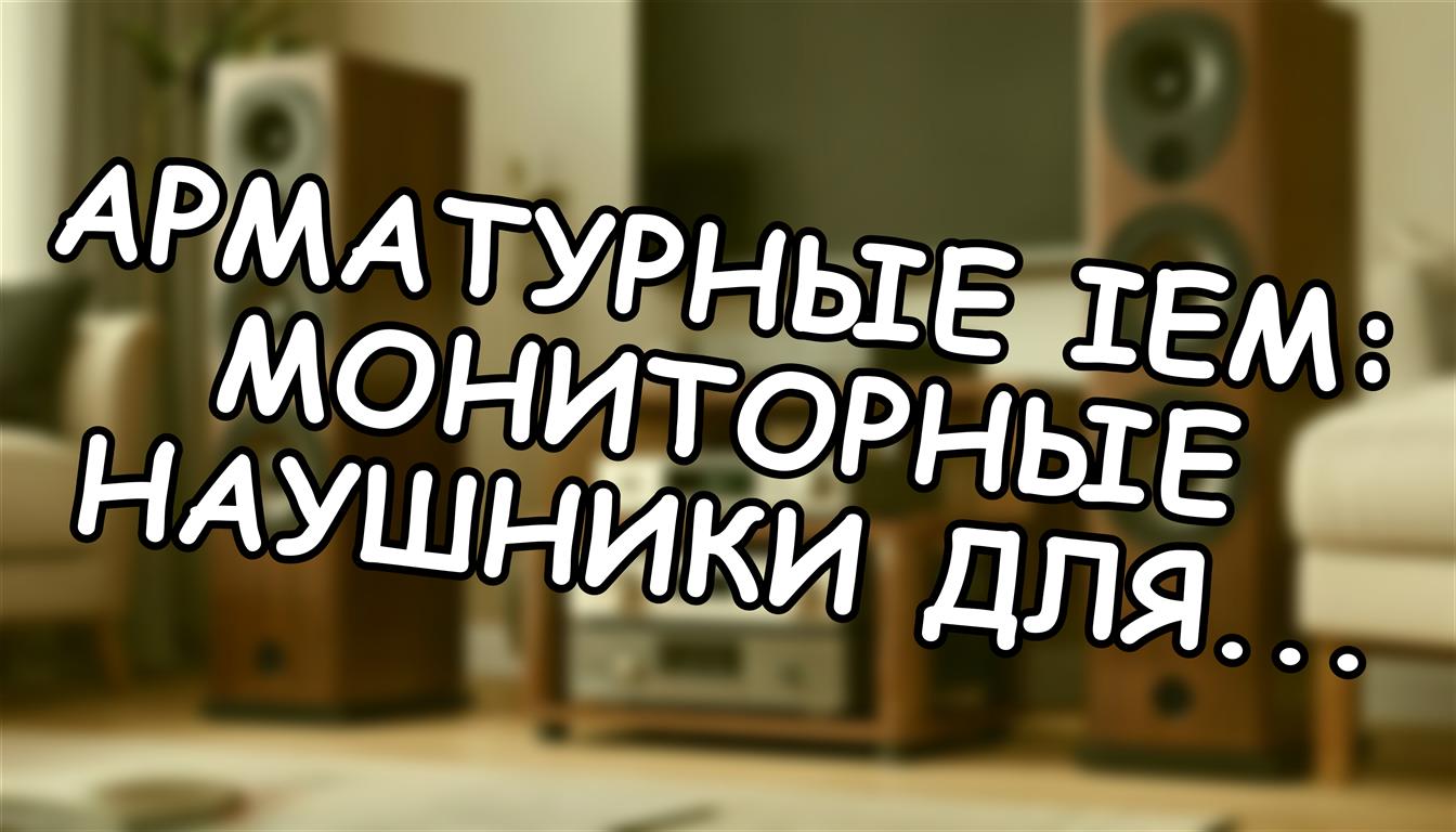 Арматурные IEM: мониторные наушники для меломанов