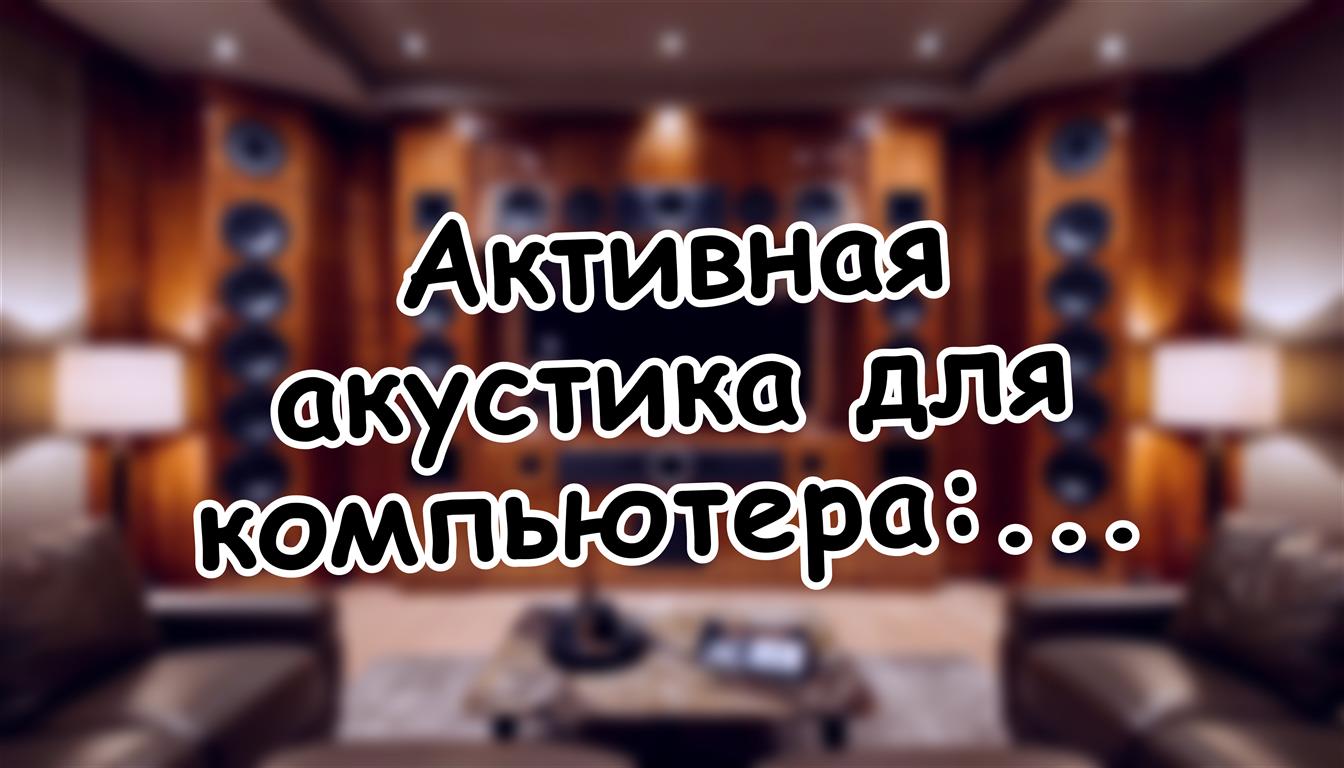 Активная акустика для компьютера: между Hi-Fi и студией